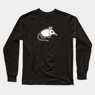 Elephant shrew minimalist design Long Sleeve T-Shirt